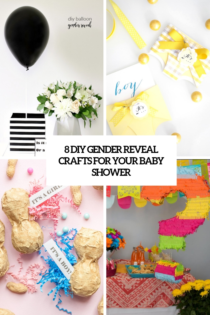 8 DIY Gender Reveal Crafts For Your Baby Shower