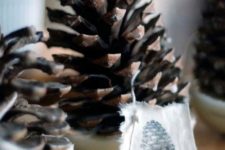 DIY pinecone firestarters with essential oils