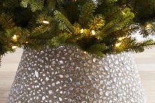 shiny christmas tree collar