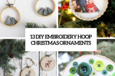 13 diy embroidery hoop christmas ornaments cover