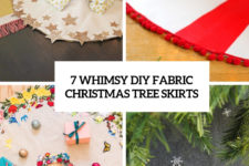 7 whimsy diy fabric christmas tree skirts cover