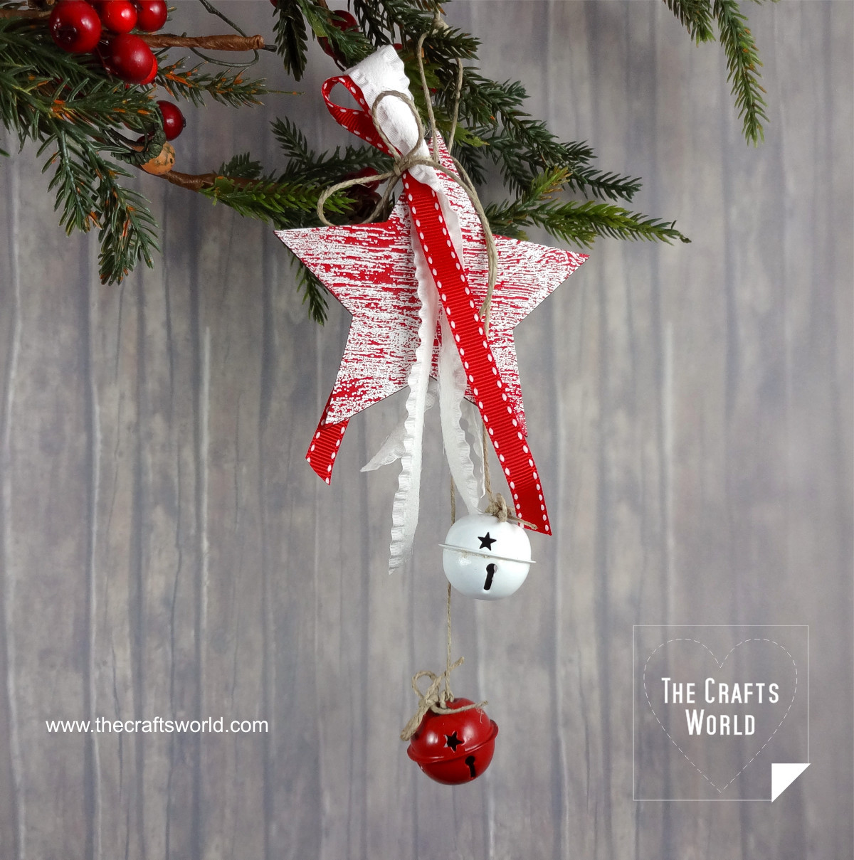 9 Cute DIY Christmas Ornaments Of Jingle Bells - Shelterness