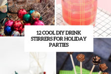 12 cool diy drink stirrers for holiday parties cover