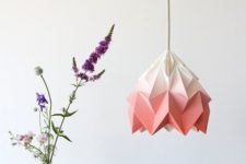 ombre pendant lamp can become a real statement