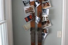 14 use vintage skis to show off your family pics, such a piece won’t take much space