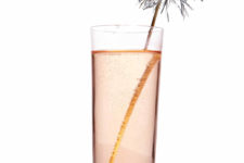DIY tinsel drink stirrers for holiday parties