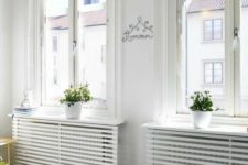 06 get some simple plank screens in IKEA and attach them to cover your radiators easily
