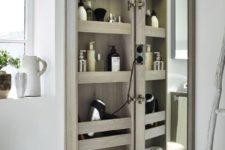 11 a comfortable storage piece with a mirror door is a popular option for bathrooms