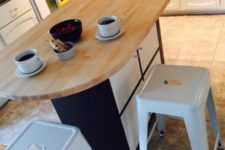 11 a stylish modern kitchen island using Expedit, Capita legs and a Hammarp counter top piece looks wow