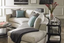 12 such a stylish grey curved sofa will change the look of your living room making it fresher
