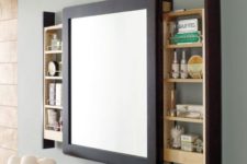 13 a large mirror with two drawers is a very comfortable piece that keeps your space neat
