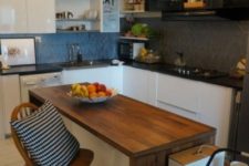 14 a chic modern kitchen island made using IKEA Metod panels is a gorgeous idea for a modern space