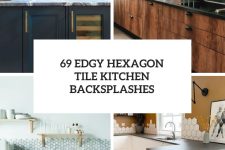 69 Edgy Hexagon Tile Kitchen Backsplashes cover