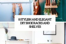 8 stylish and elegant diy shoe racks and shelves cover