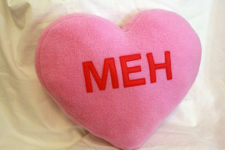DIY conversation heart pillows for Valentine’s Day