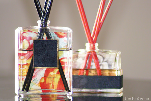 DIY scented oil reed diffuser
