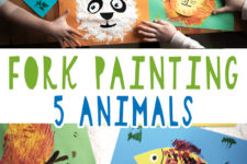00 5 diy fork painted animals to make with kids cover