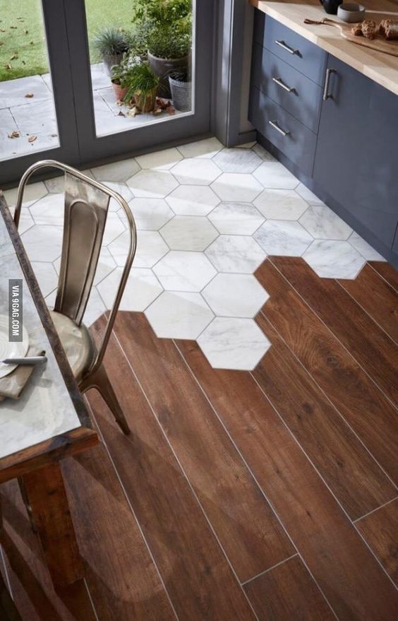 15 Bold Floor Transition Ideas For, How To Transition Tile