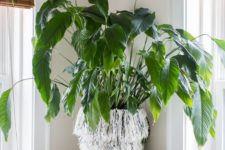 09 a fringed planter is a very boho chic idea and is a very easy DIY project to make in some minutes