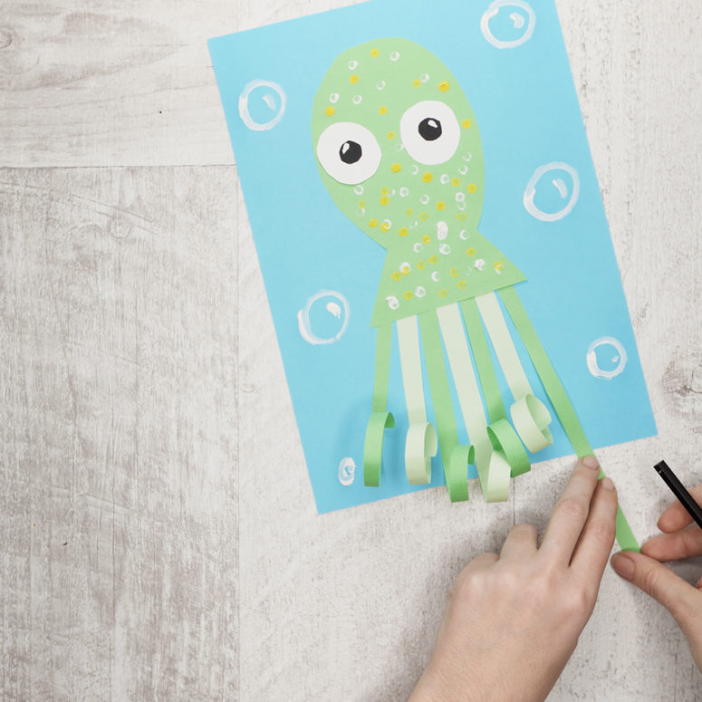 funny octopuses paper craft for your kids