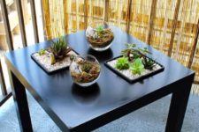 18 a sunken succulent Lack table is a gorgeous hack to create an indoor garden easily