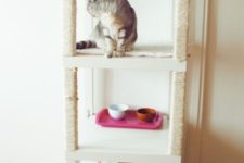 a cool IKEA hack to make a cat tower