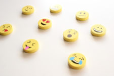 DIY emoji magnets for fun locker decor