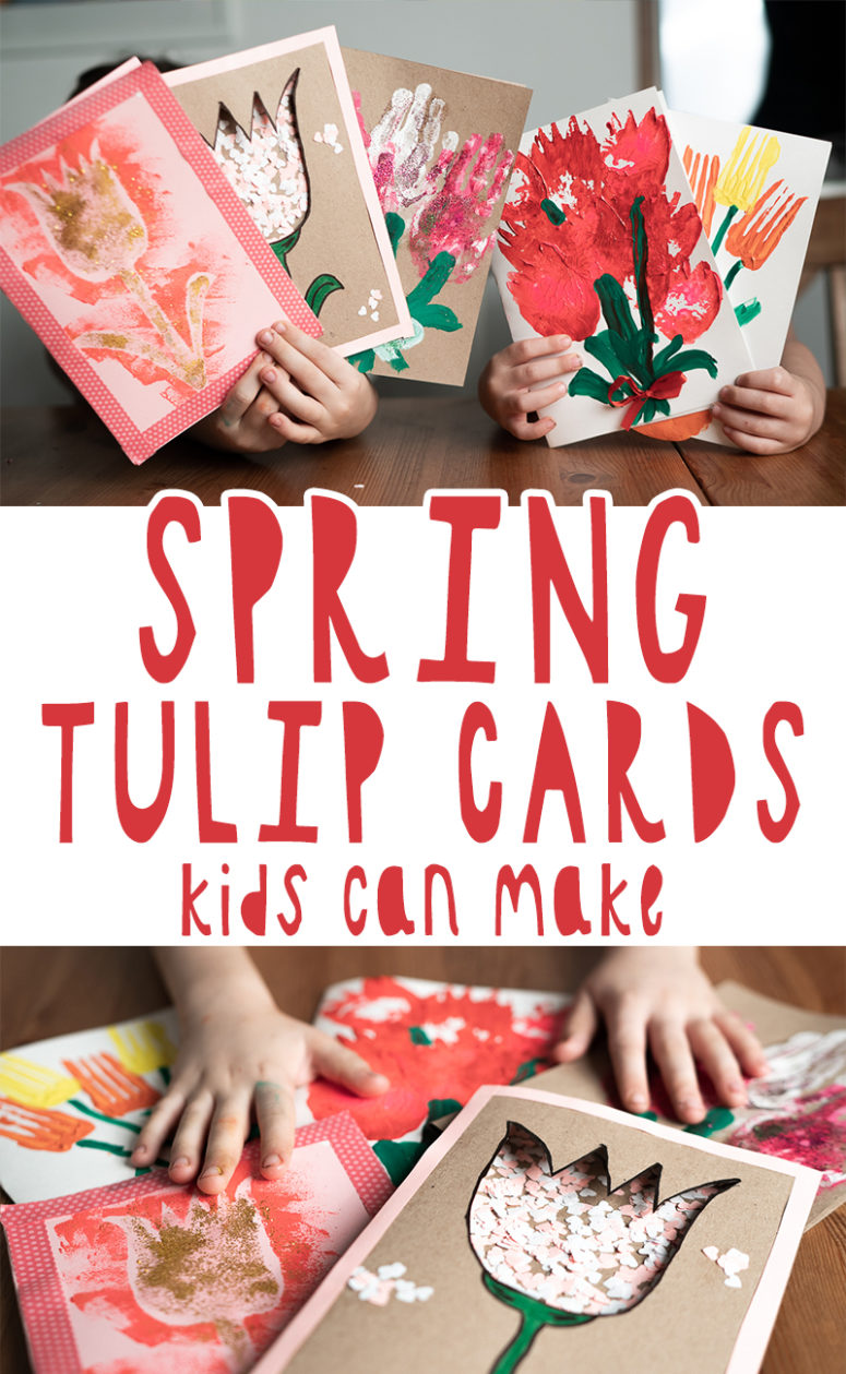5 DIY Spring Tulip Cards Your Kids Can Make
