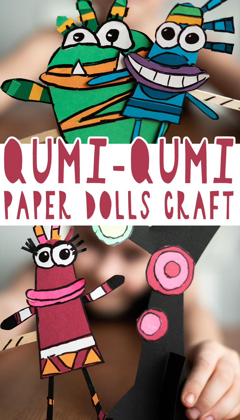 Funny qumi qumi paper dolls craft