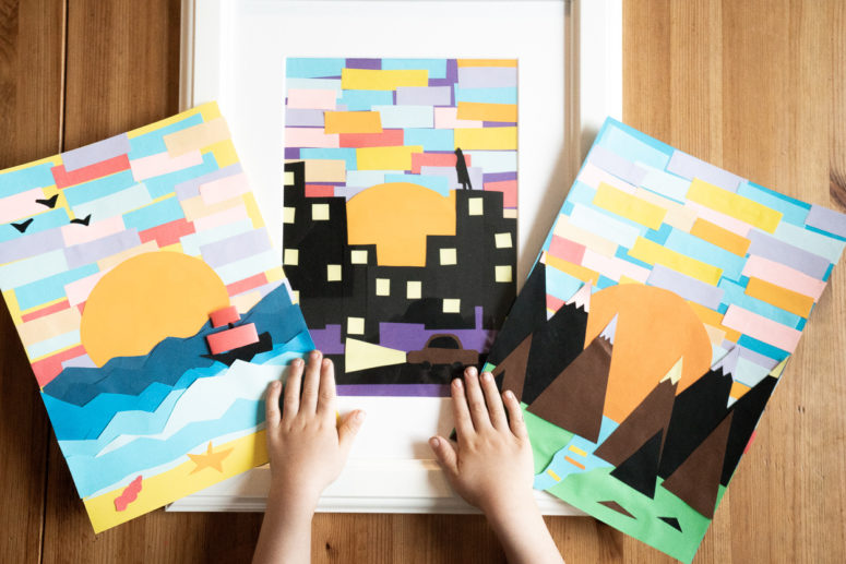 3 diy landscape paper crafts to make with kids