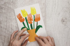 25 5 diy spring tulip cards your kids can make