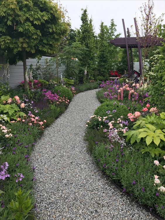 25 Gravel Garden Paths With Pros And, How To Make A Garden Path With Gravel