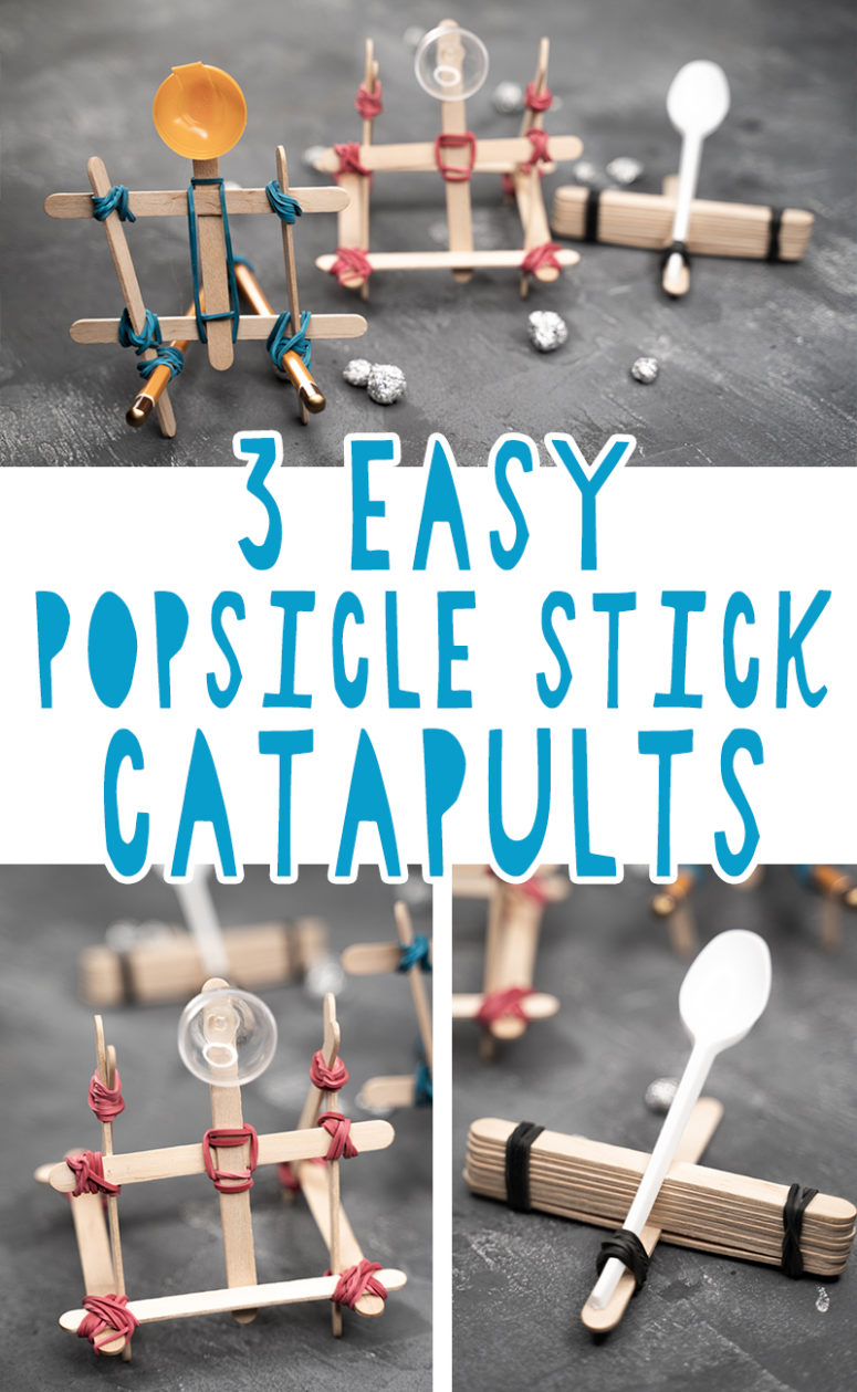 3 Easy DIY Popsicle Stick Catapults