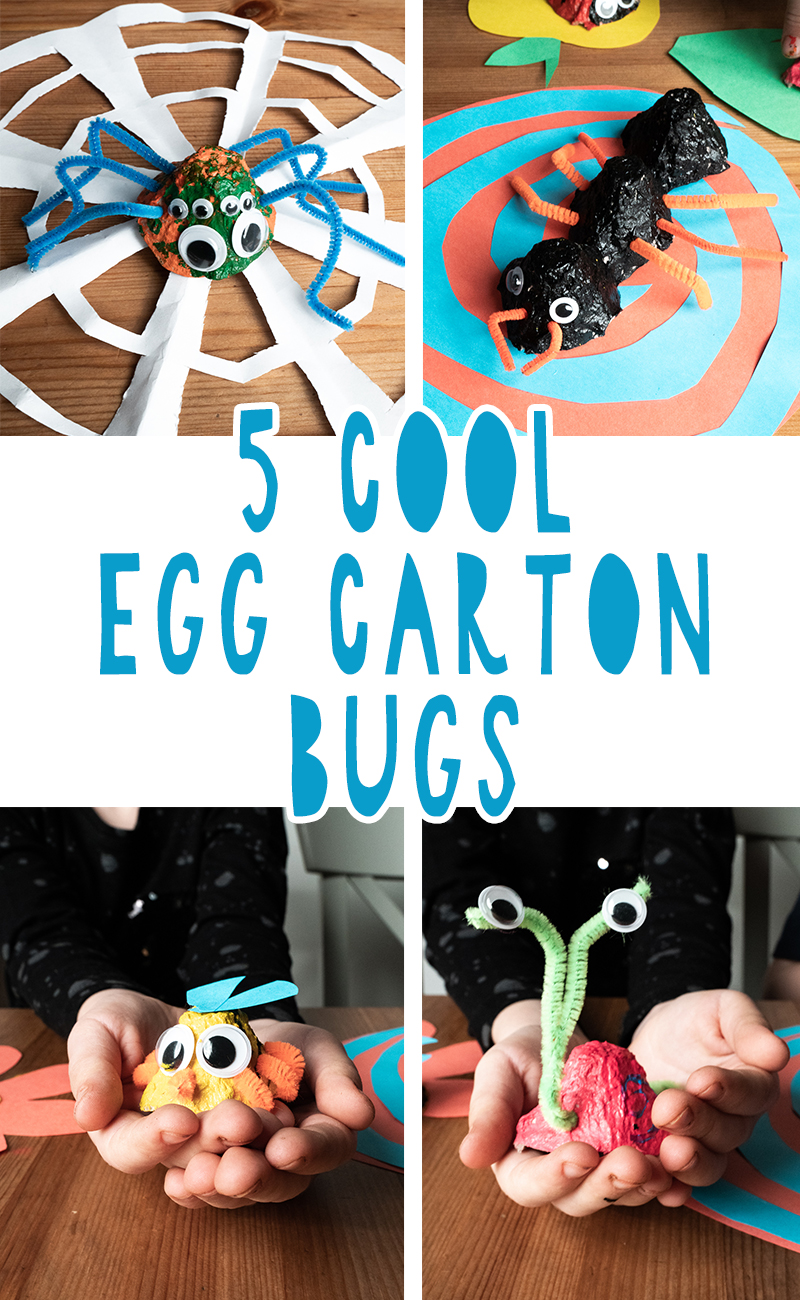 5 cool diy egg carton bugs