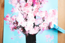 08 5 funny diy ways to paint blooming trees with kids