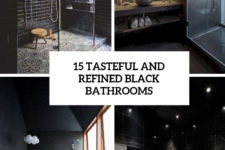 15 tasteful and refined blakc bathrooms cover