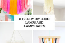 8 trendy diy boho lamps and lampshades cover