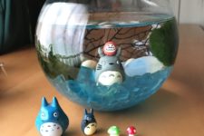 DIY funny Marimo moass ball aquarium for kids