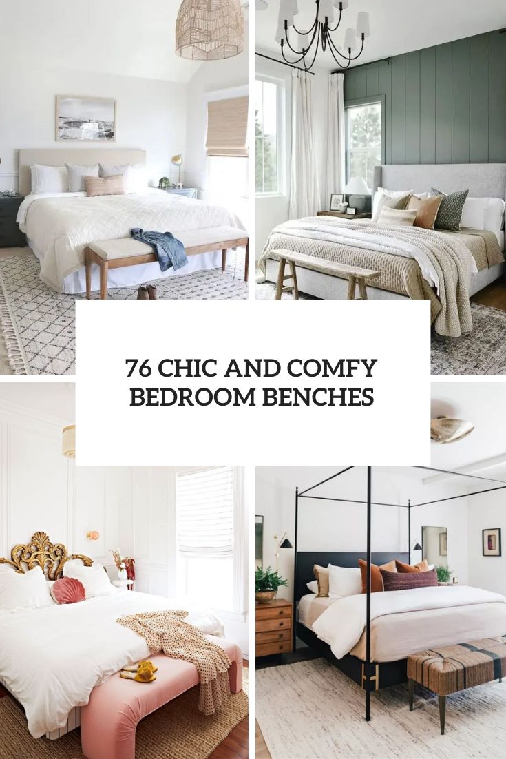 76 Chic And Comfy Bedroom Benches cover