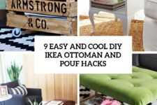 9 easy and cool diy ikea ottoman and pouf hacks cover