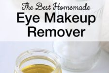 DIY eye makeup remover for those who avoid coconut oil