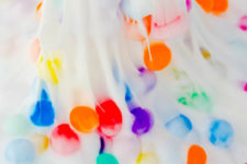 DIY white toothpaste colorful orbeez slime