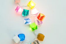 DIY colorful blow box summer or just party lights