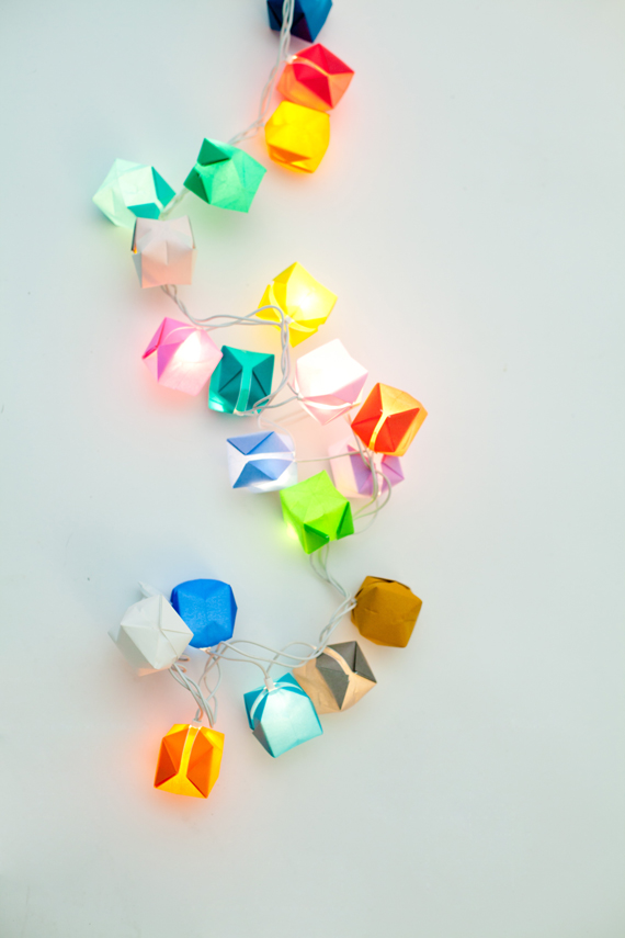 DIY colorful blow box summer or just party lights