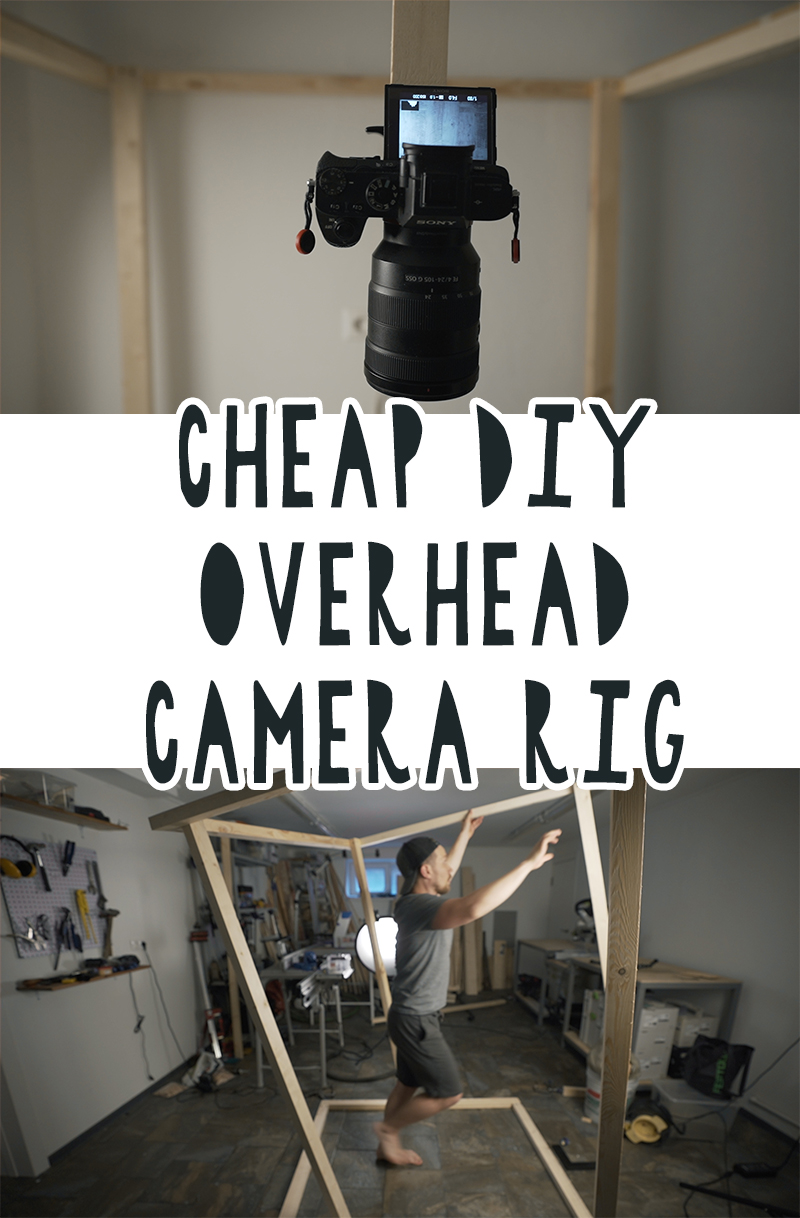 cheap diy overhead camera rig