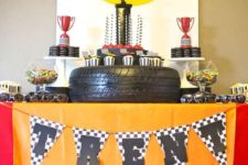 10 Car Race birthday party is a fun idea that most of boys and even girls will like