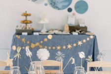 15 Space birthday party theme is a pretty and fun theme idea for those who are curious about the outer space