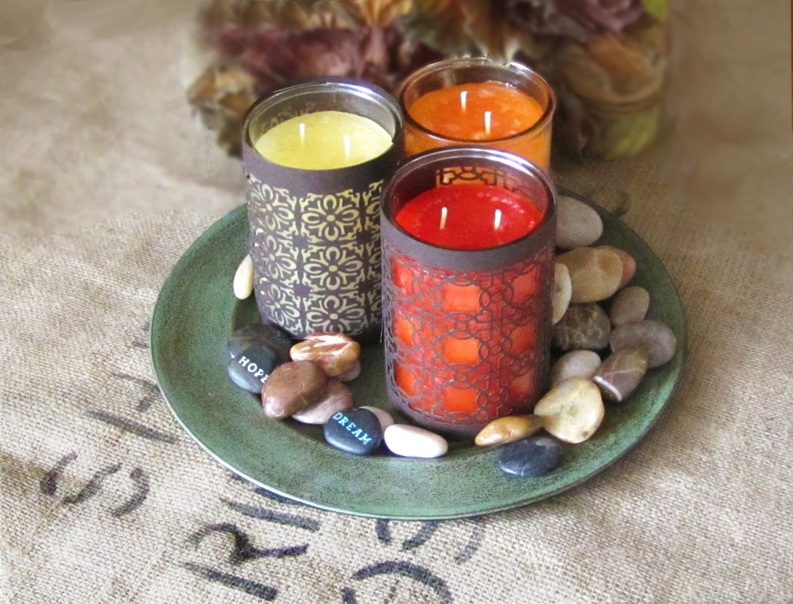 DIY Moroccan inspired candle wraps
