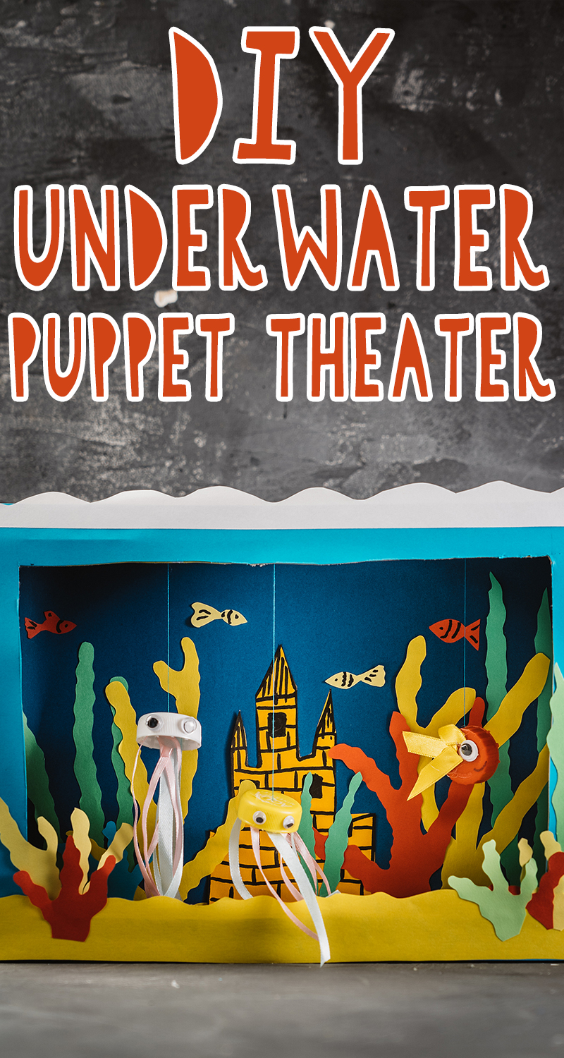 diy underwater puppet theater