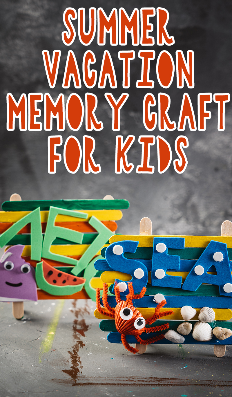 summer vacation memory craft for kids